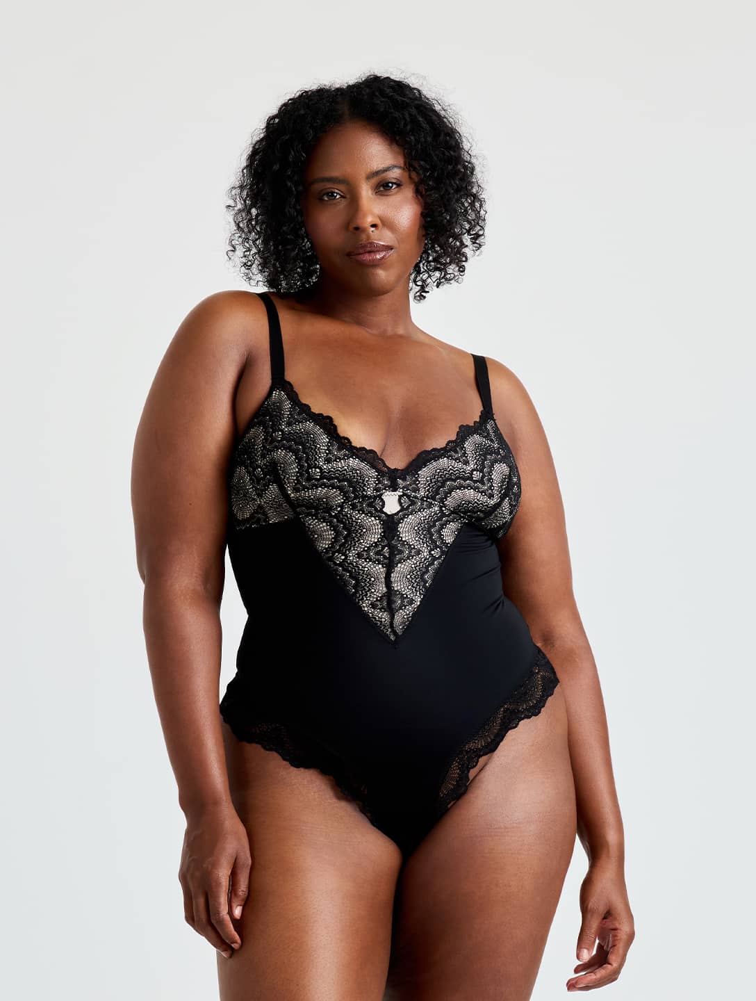 Body Échancré Semi-Laçé HeyShape Femme Compression Amincissante Confortable