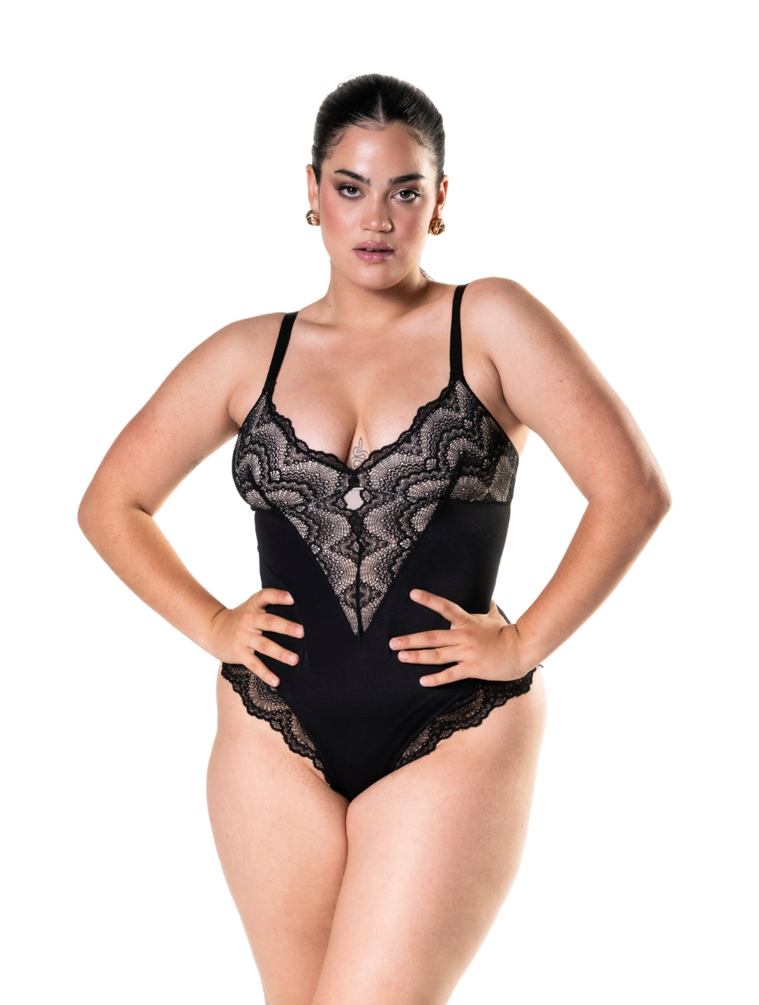 Body Échancré Semi-Laçé HeyShape Femme Compression Amincissante Confortable