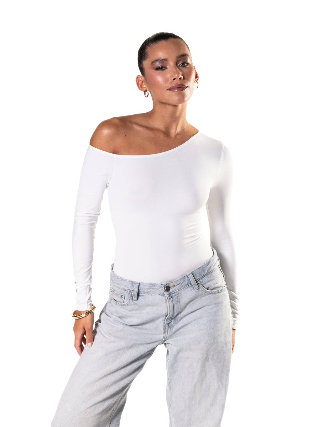 Body gainant à manches longues et une épaule HeyShape - Confort et Style