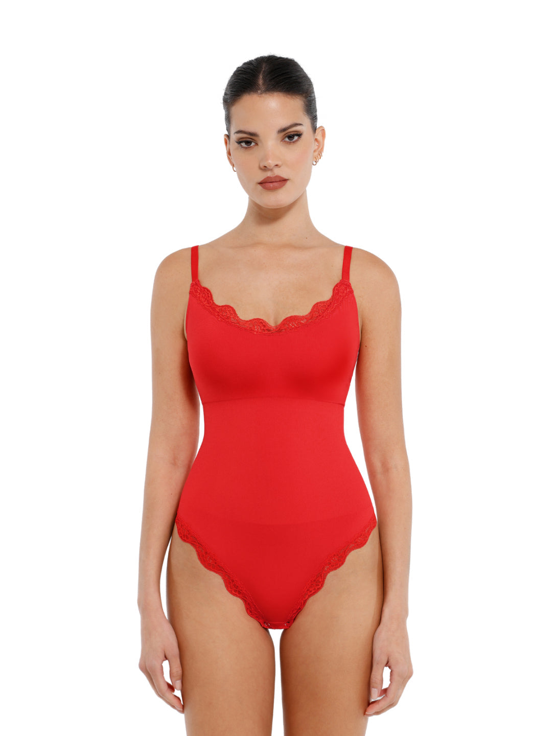 Body sans couture en dentelle pour femme : Confort sculptant, élégance discrète pour toute la journée